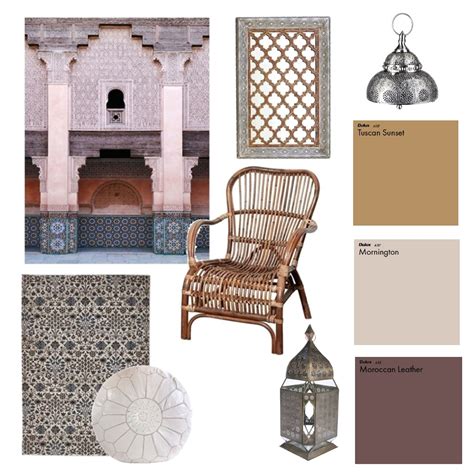 Morocco Inspired Interior Design Mood Board By Thediydecorator Style