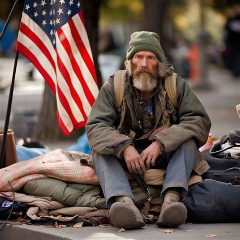 Midjourney Prompt Homeless Veterans In America Prompt Library