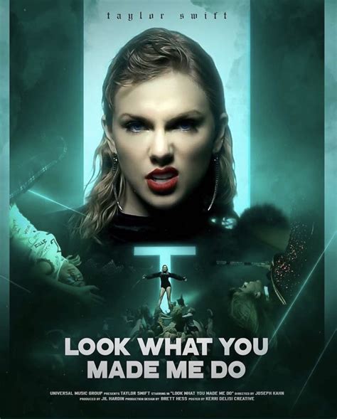 look what you made me do by taylor swift movie poster credits to kerri delisi creative taylor