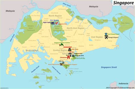 Singapore Map Maps Of Republic Of Singapore