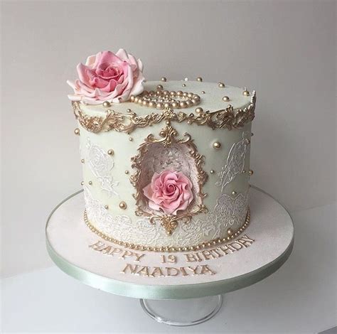 Bc icing on vanilla cake. Pin by Diana Chapman on Wedding Cake | Edible lace, Painted cakes, Elegant cakes