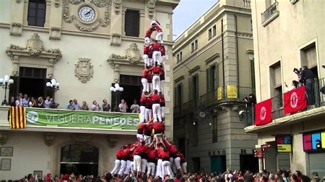 Castellers De Barcelona 4d9f Diada Del Roser 2112014 Youtube