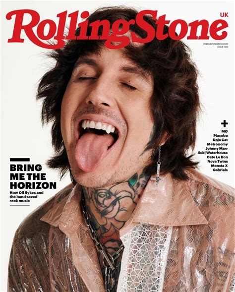 Bring Me The Horizon Rolling Stone Magazine Cover Stone Uk Johnny