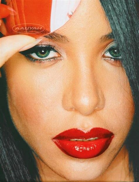 Loved Aaliyahs Red Lipstick Tbt Aaliyah David Lachapelle Aaliyah