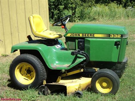 John Deere 332 Diesel Lawn Tractor For Sale