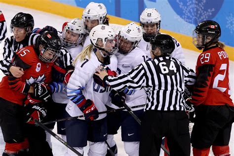 Olympics The History Of Usa And Canada Womens Hockey Rivalry