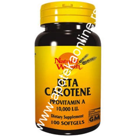 Natural Wealth Beta Carotene Capsules Pharmacy Online