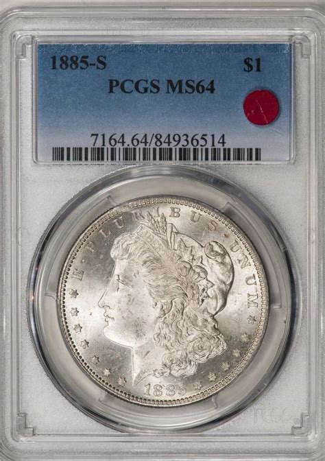 1885 S Pcgs Ms64 Morgan Silver Dollar Sahara Coins And Precious Metals