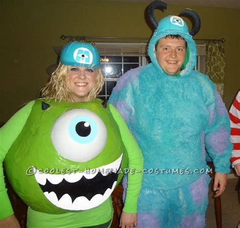Mike and sully diy halloween costumes crafty 5. Awesome Mike and Sully Monsters Inc. Couples Costume | Mike and sully costume, Monster inc ...