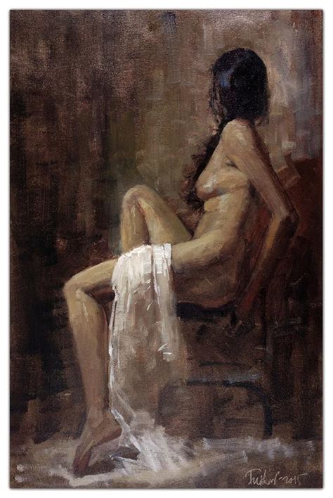 Nude By Artist Tushar Moleshwari Image Painting Mojarto
