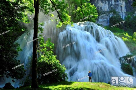 Cascades De Tufs Waterfalls Baume Les Messieurs Jura Bourgogne