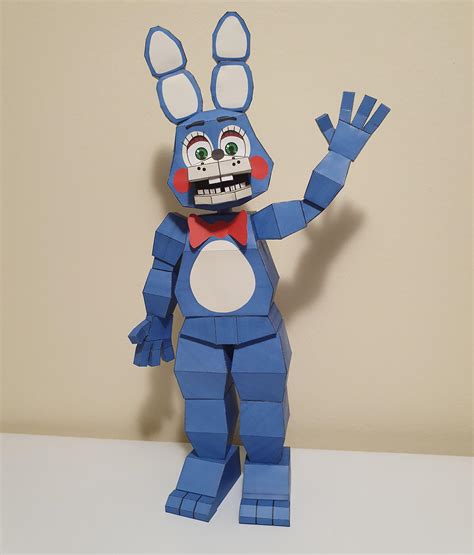 Toy Bonnie Papercraft Template In Comments Rfivenightsatfreddys
