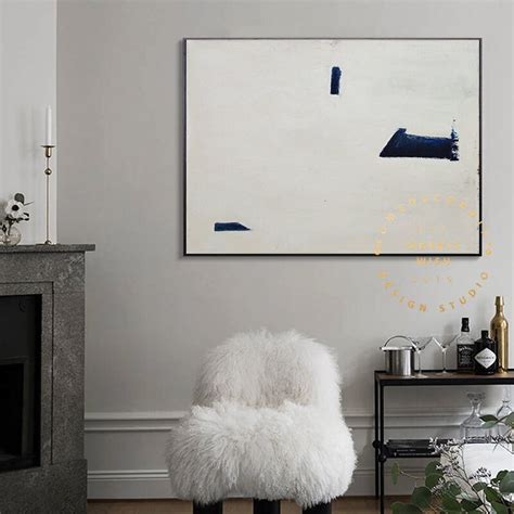 Large White Painting On Canvas Original Contemporary Art Etsy