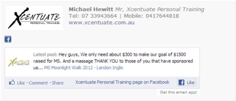 If you are unsure about the best font to use for your target market, one thing that you can do is use your email marketing platform, such as directiq, to implement an a/b test. Get a Free Personal Trainers Email Signature ...