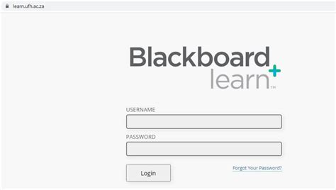 Ufh Blackboard How To Login To Blackboard Ufh