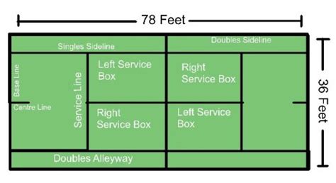 In a game of singles, the ball must be hit within both service courts, the back court and the alley line as marked in the diagram below for a point to be scored. Tennis Rules. Learn the Basic Rules of Tennis. Tennis