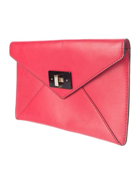 Kate Spade New York Leather Envelope Clutch Handbags Wka53573 The