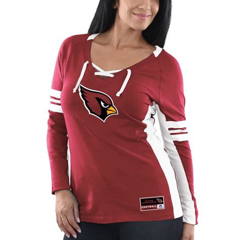 Arizona Cardinals Majestic Womens Winning Style Long Sleeve T Shirt