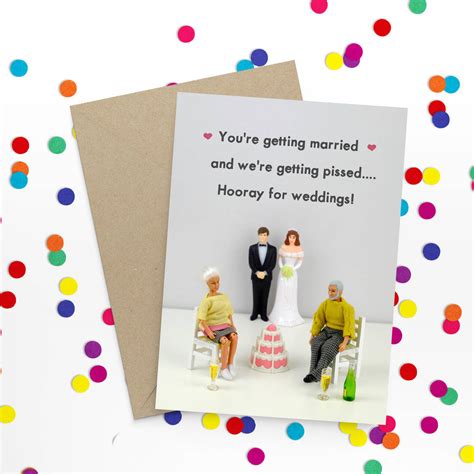 Funny Wedding Card By Bold And Bright