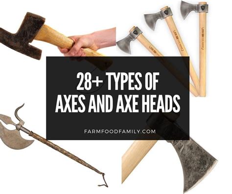 28 Different Types Of Axes Axe Heads And Their Uses With Photos