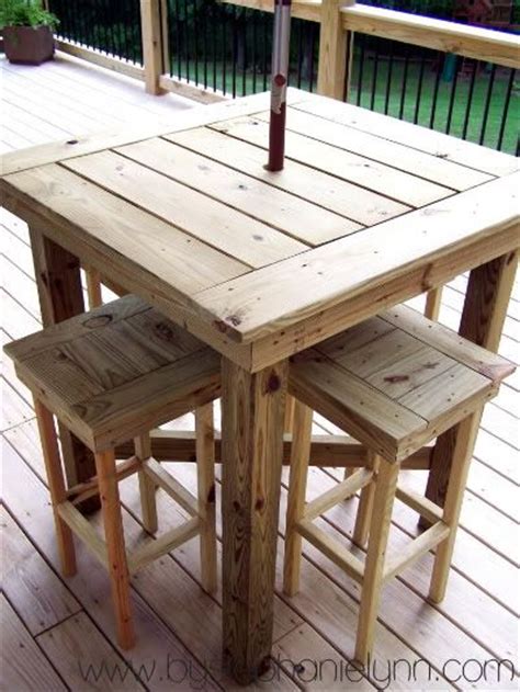 Nevertheless, i couldn't be happier with how it turned out and what's even better is the price tag of only about $50 in materials. Diy Bar Height Patio Table - WoodWorking Projects & Plans