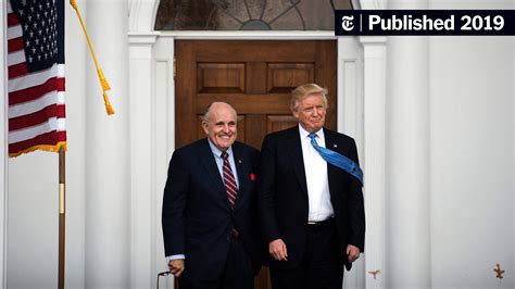 The Indispensable Man How Giuliani Led Trump To The Brink Of