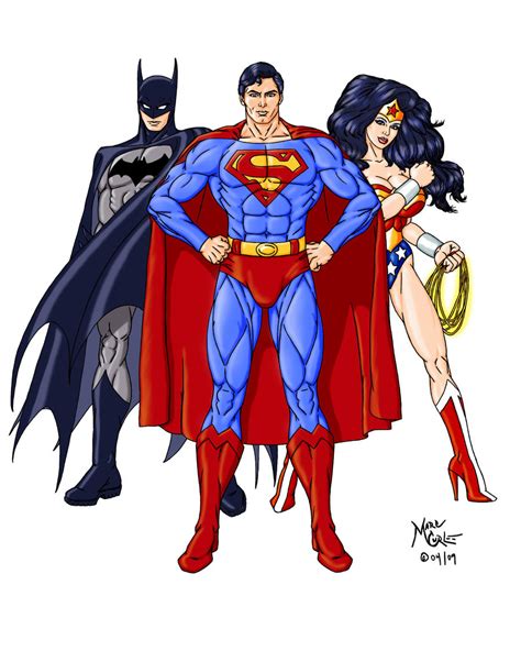 Batman Superman Wonder Woman By Inputjack On Deviantart