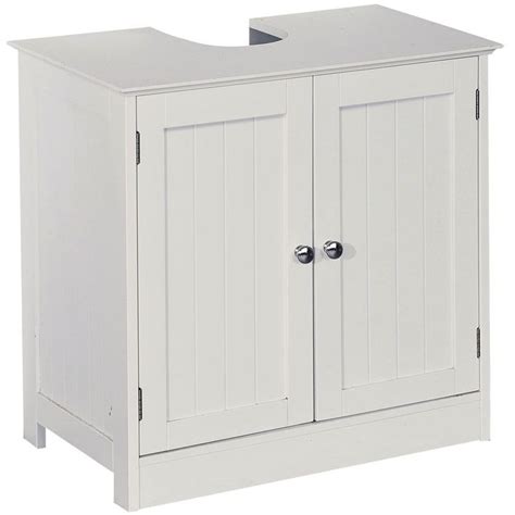 Priano Freestanding Bathroom Cabinet Unit White Vanity Cupboard Storage