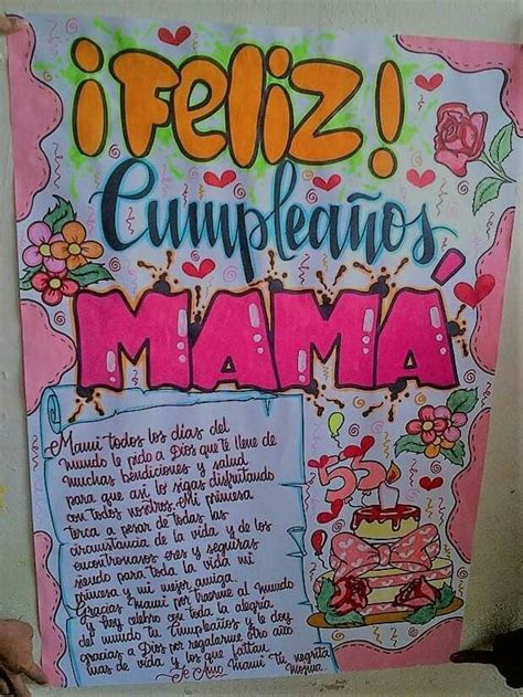 Pin De Liz Sanchez En Mama Pancartas De Feliz Cumpleaños Banderas De