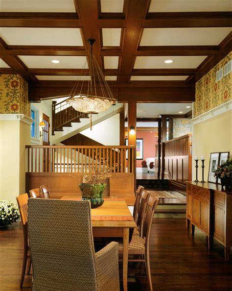 Arts And Crafts Dining Room Traditional Dining Room Chicago By