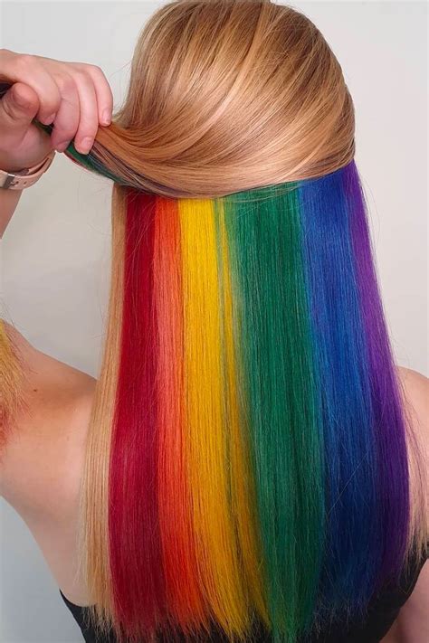 Rainbow Hair Color Ideas For The Girl Who Thinks One Color Just Isnt Enough In