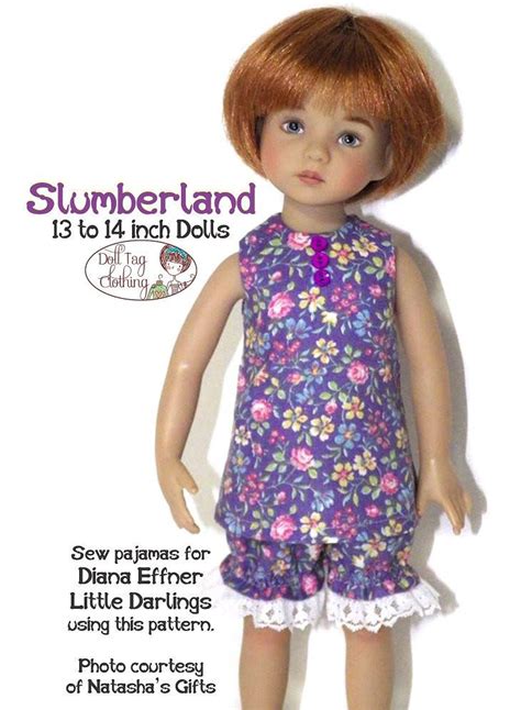 Doll Tag Clothing Slumberland 13 16 Inch Doll Clothes Pattern Pixie Faire