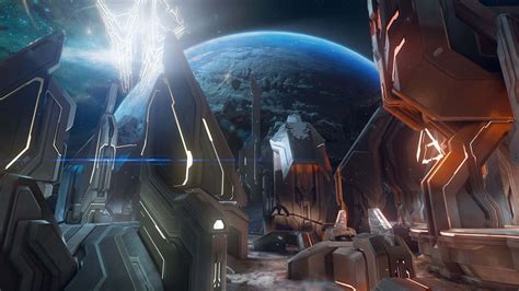 Download Mysterious Halo Forerunner Structure In The Midst Of An Epic
