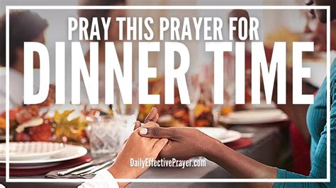 Prayer For Dinner Prayers Before Dinner Time Youtube