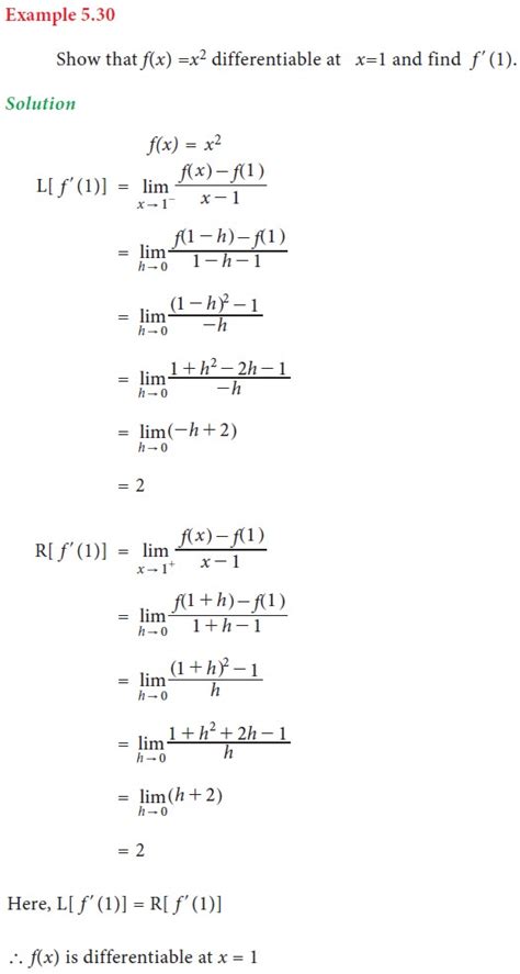 Limits And Derivatives Definition Formula Solved Example Problems