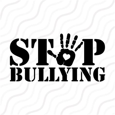 Stop Bulling Svg Anti Bullying Svg Unity Svg Cut Table Etsy Hong Kong
