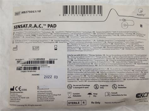 KCI M8275057/10 SensaT.R.A.C. Pad – GB TECH USA