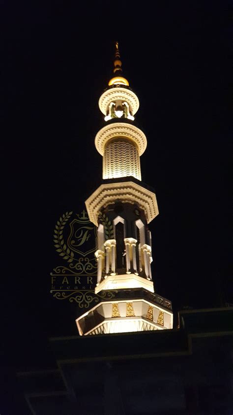 Gambar Menara Masjid Denah
