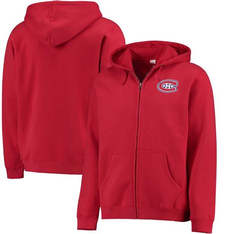 Cheer on the montreal canadiens with all your favourite nhl team gear from our nhl fan zone. Fanatics Branded Montreal Canadiens Red Lefty Full-Zip Hoodie