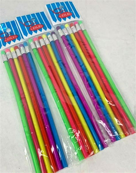 Bending Pencil Flexible Pencil Bendy Pencils Bright Sparkle Colors 3