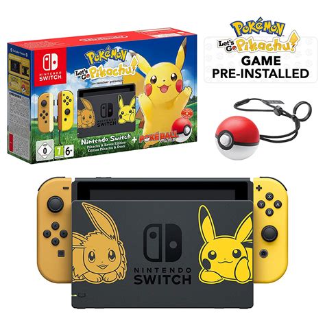 Nintendo Switch Pikachu Pokémon Lets Go Pikachu Switch Shotgnod