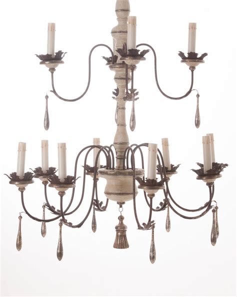 Italian Reproduction Painted 12 Light Chandelier At 1stdibs