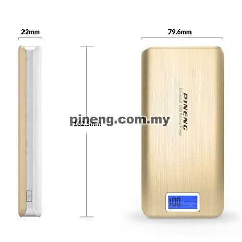 Baseus power bank 30000mah powerbank usb c fast poverbank for xiaomi iphone 12 pro portable external battery charger pover bank. PINENG PN-999 20000mAh Power Bank - White
