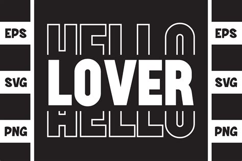 Hello Lover Graphic By Illustrately · Creative Fabrica
