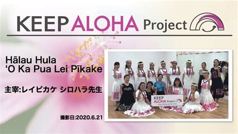 Keep Aloha Project H Lau Hula O Ka Pua Lei P Kake