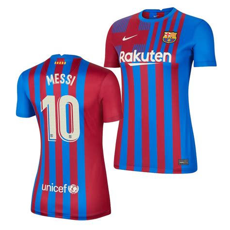 Women Lionel Messi Jersey Paris Saint Germain Home Blue Replica 2021 22