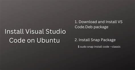 How To Install Visual Studio Code On Ubuntu Imaginelinux
