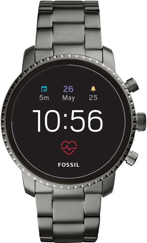 Fossil Smartwatches Q Explorist Hr Ftw4012 Smartwatch Wear Os By