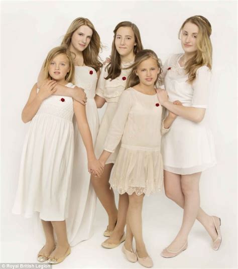 Meet The Poppy Girls Five Youngsters Whose Fathers Have All Served In