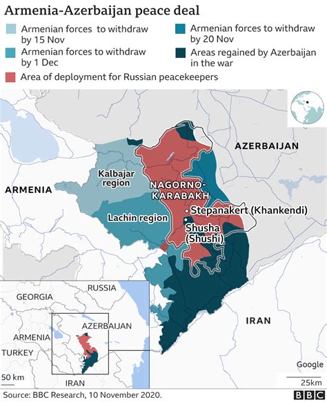 Nagorno Karabakh Russia Deploys Peacekeeping Troops To Region Bbc News